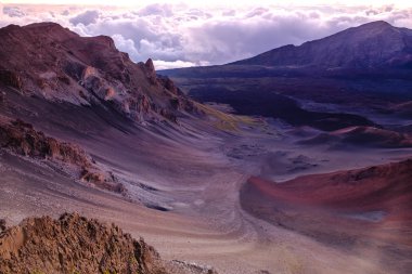 Manzaralı Haleakala Milli Park, Maui, Hawaii