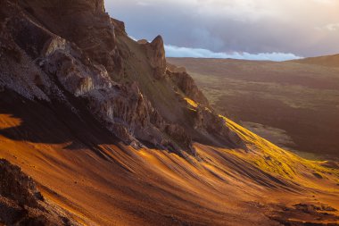 Ayrıntı Haleakala Milli Parkı, Maui, volkanik manzara