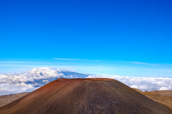 Detalhe vista paisagem da cratera vulcânica em Mauna Kea, Havaí — Fotografia de Stock