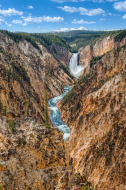 Manzaralı grand canyon yellowstone, ABD