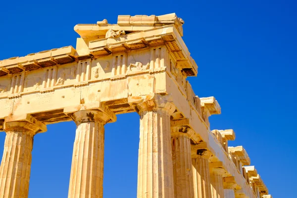 Architecture detail of Pantheon temple in Acropolis — Stok fotoğraf