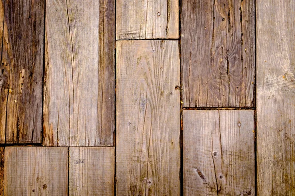 Close-up view of textured and weathered wooden tiles — Stock Photo, Image