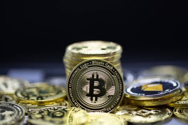 Kripto para birimi bitcoin gelecek para, yeni sanal para. Altın sikkenin büyüme oranı, küresel dünyadaki her şeyi ödemek için önemli bir para birimidir..