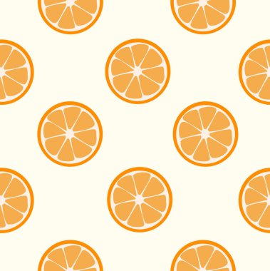 portakal Vektörü illüstrasyonu Kusursuz desen