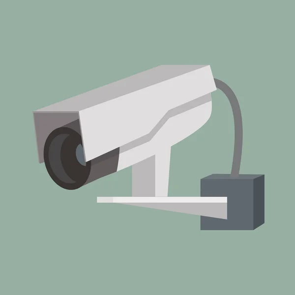 Hängen Cctv Überwachungskamera Vektor — Stockvektor