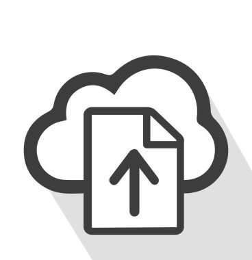 İşaret simgesi uzun gölgesi yükle 