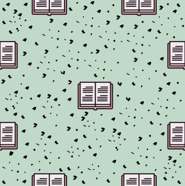 kitap imzası simgesi vektörsüz desen