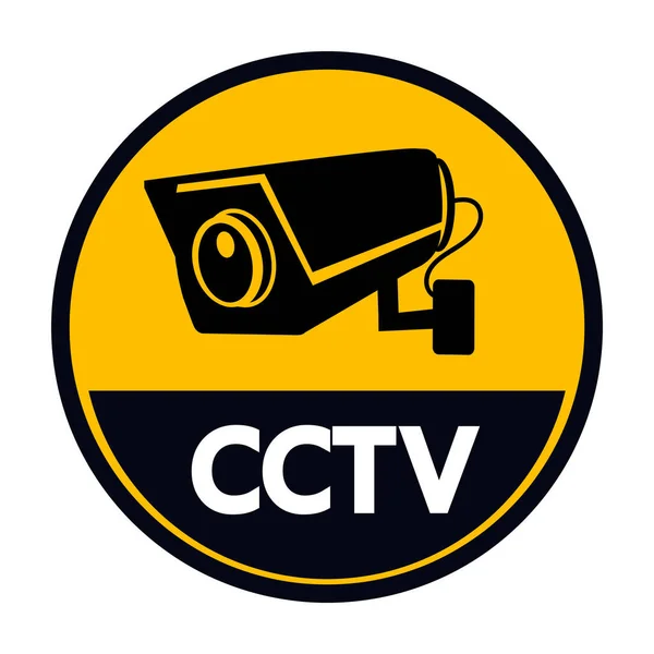 Cctv Vector Cámara Seguridad Aislado — Archivo Imágenes Vectoriales