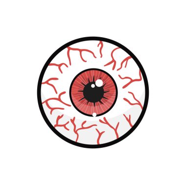 Kırmızı kan topu vektörü izole edildi