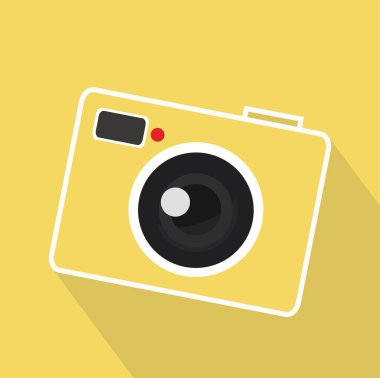 Uzun gölgeli sarı kamera