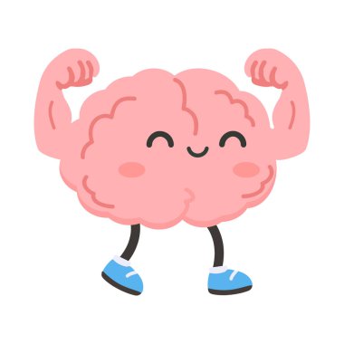 Kas Resimli Çizgi Film Beyni mutlu