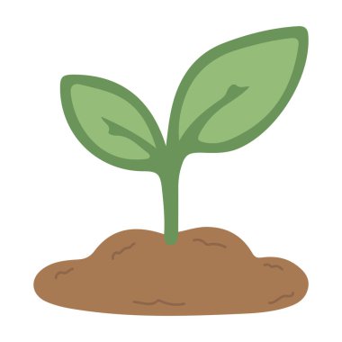 Büyümeyi, sürdürülebilirliği, doğa dengesini ve olumlu gelişim kavramlarını sembolize eden taze yeşil bir bitki.