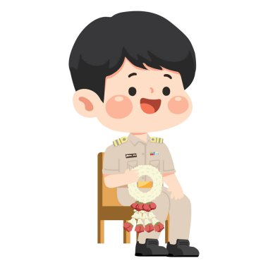 Saygıdeğer bir eğitimci çiçekleri sunar. Minnettarlık geleneğini simgeler. Kültür ve olumlu akademik anlar öğrenme değerlerini kutlar.