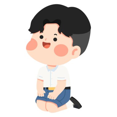 Mütevazı bir duruşla gösterilen genç bir öğrenci disiplin, gelenek, kültür eğitimi anlarına ve anlamlı okul seremonisi temalarına değer veriyor.