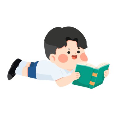 Rahatlamış genç bir okuyucu, hayal gücünü göstererek rahatlık eğitimini merakla hikaye anlatma yaratıcılığı ve pozitif öğrenme yaşam tarzını anlatıyor.