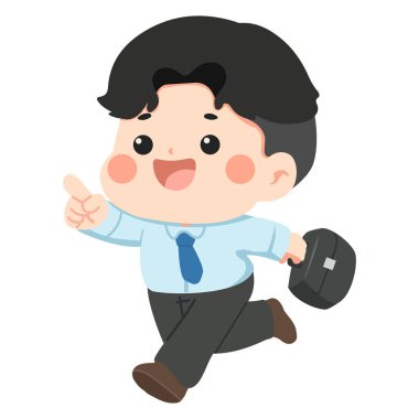 Dinamik bir profesyonel karakter liderlik için acil ilerleme motivasyon hedefi hızlı karar verme ve kendine güvenen kurumsal hareket kavramı