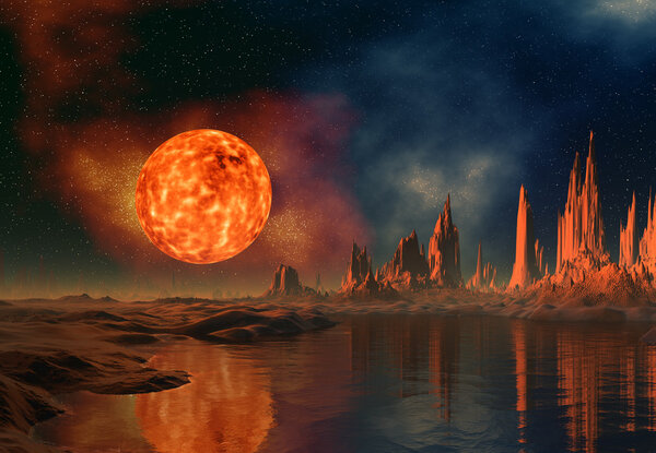 Alien Planet - Fantasy Landscape