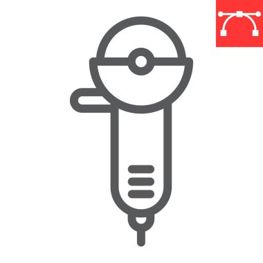 Açı öğütücü satır simgesi