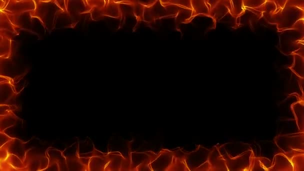炎のフレーム — ストック動画