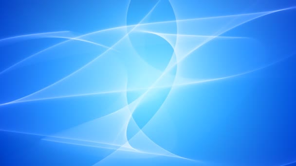 Boucle de fond de mouvement ondulé bleu 