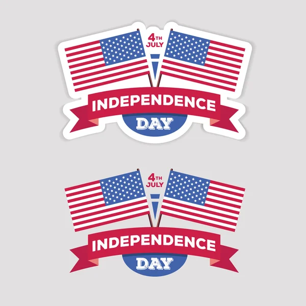 Independence day of America. Typography design