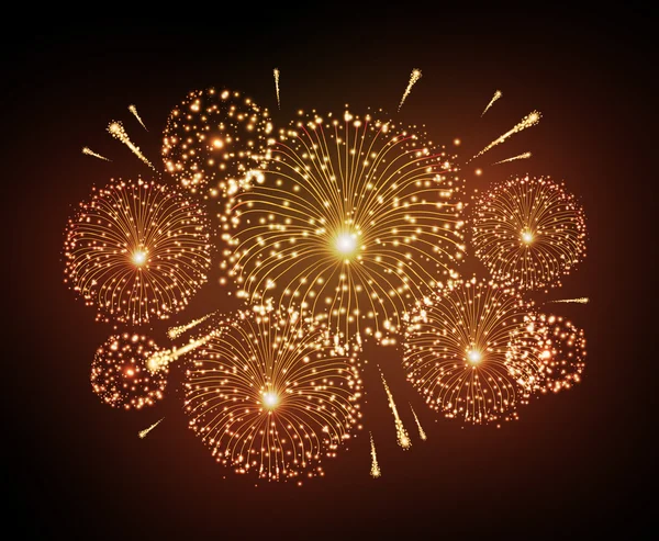 Vektör tatil havai fişek