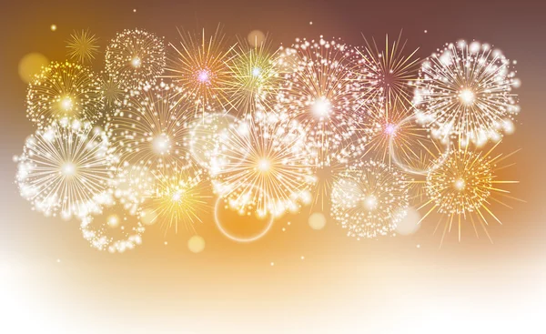 Vektör tatil havai fişek