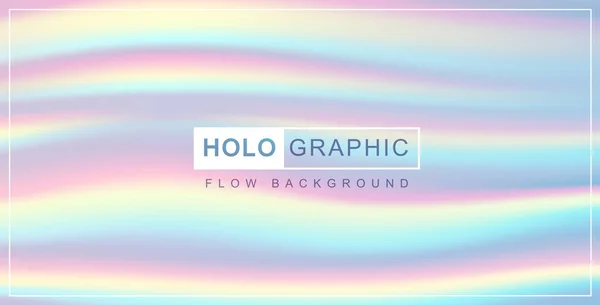 Moderne Holographische Perle Fllow Abstrakten Hintergrund Illustration Flüssiger Vektoren — Stockvektor