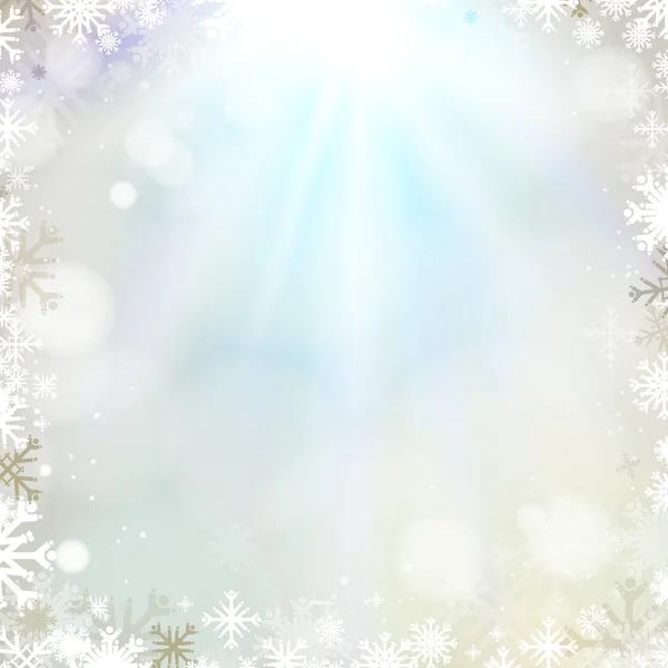 抽象的节日圣诞节金色光背景 — 图库矢量图片