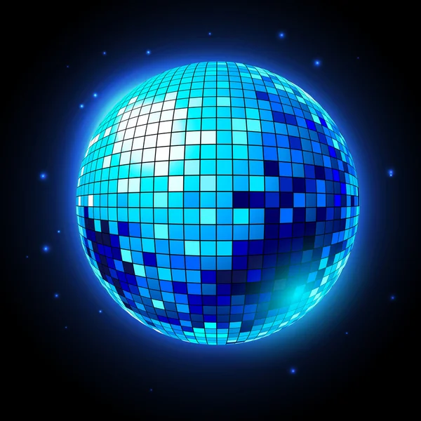 Disco bal. Disco achtergrond — Stockvector