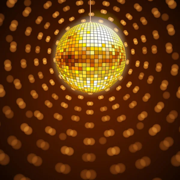 Disco ball background — Stock Vector