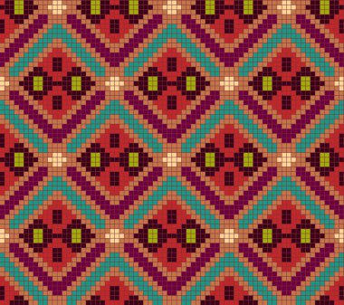 Etnik geometrik süsleme. desen arka plan