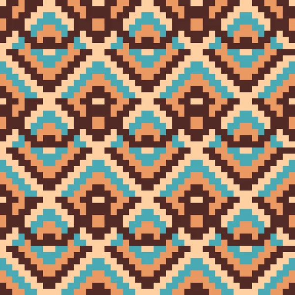 Ethnic geometric ornament. pattern background — Stock Vector