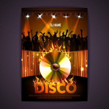 disko arka plan. disko poster