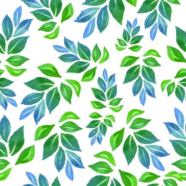 Sorunsuz suluboya çiçek desenli, Bahar arka plan