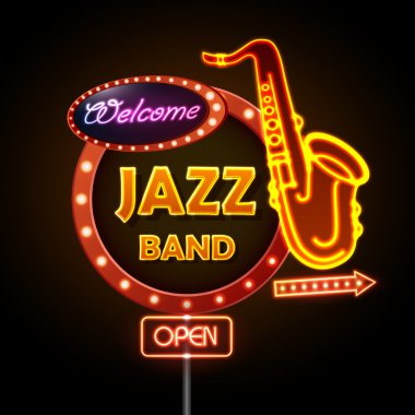 Neon tabela Jazz band