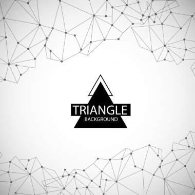 Abstract triangle background clipart