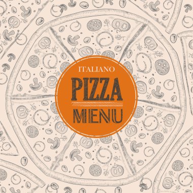 pizza kroki arka plan