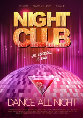 disko arka plan. disko poster.