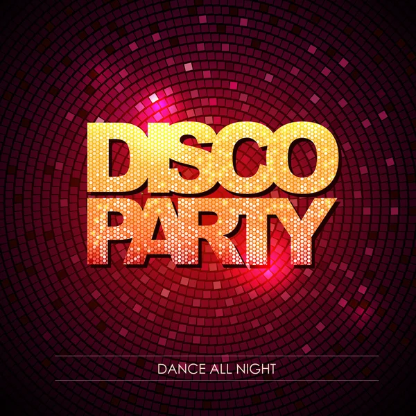 Background disco party — Stock Vector © tory #28092311
