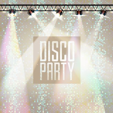 disko arka plan. disko poster