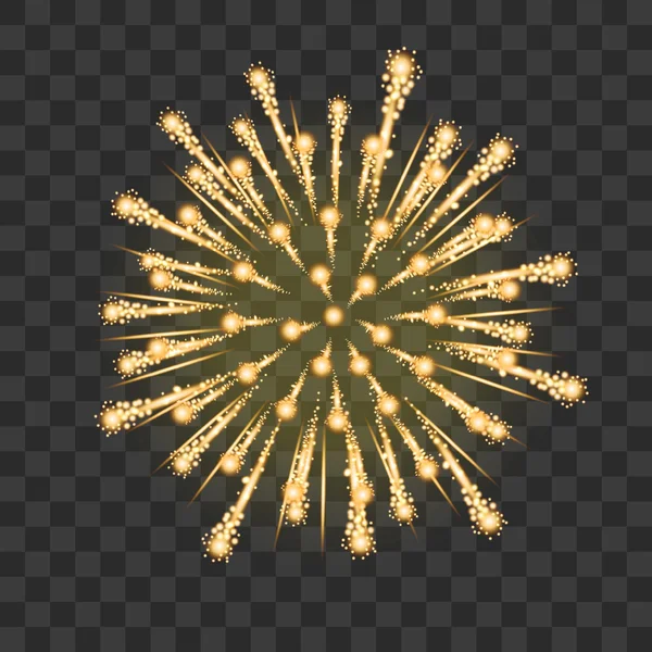 Feu d'artifice vectoriel vacances — Image vectorielle