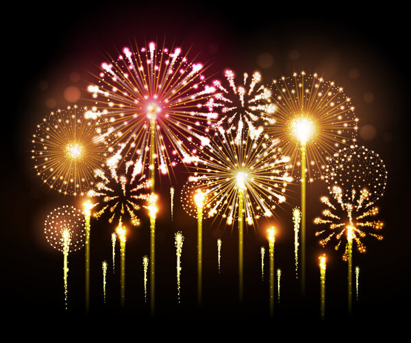 Векторный фейерверк
