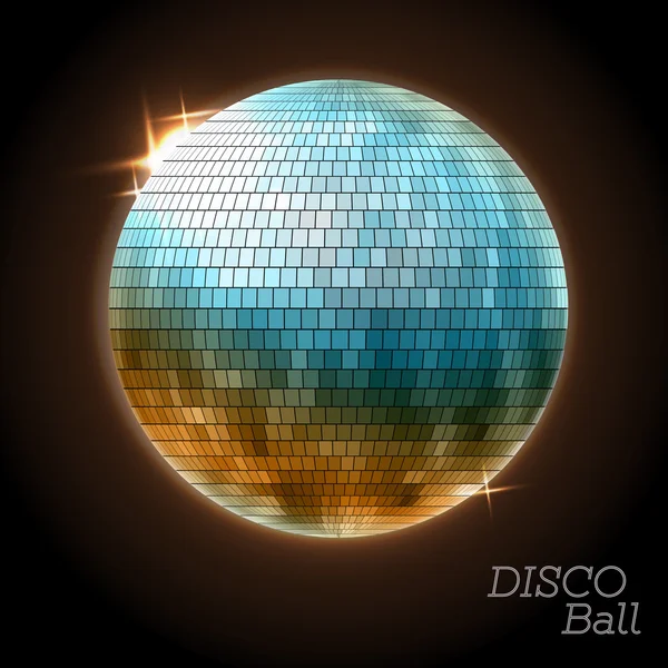 Discokugel. Disco-Hintergrund — Stockvektor