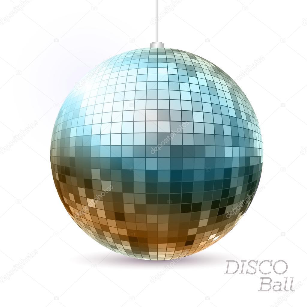 Disco ball. Disco background