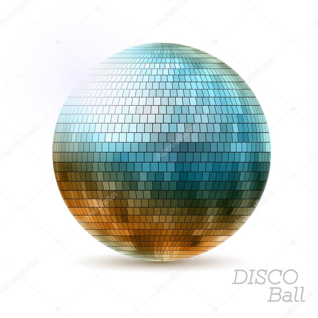 Disco ball. Disco background