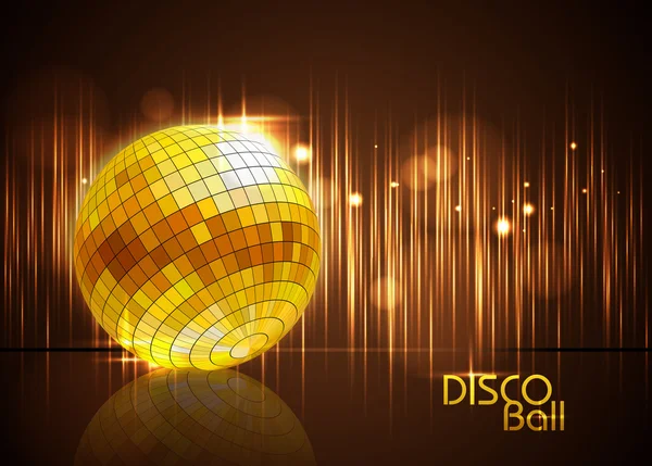 Disco bal. Disco achtergrond — Stockvector