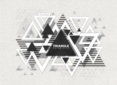 Abstract hipster polygon triangle background. Triangle pattern