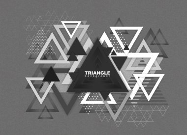 Abstract hipster polygon triangle background. Triangle pattern
