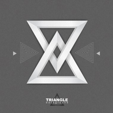 Abstract hipster polygon triangle background. Triangle pattern